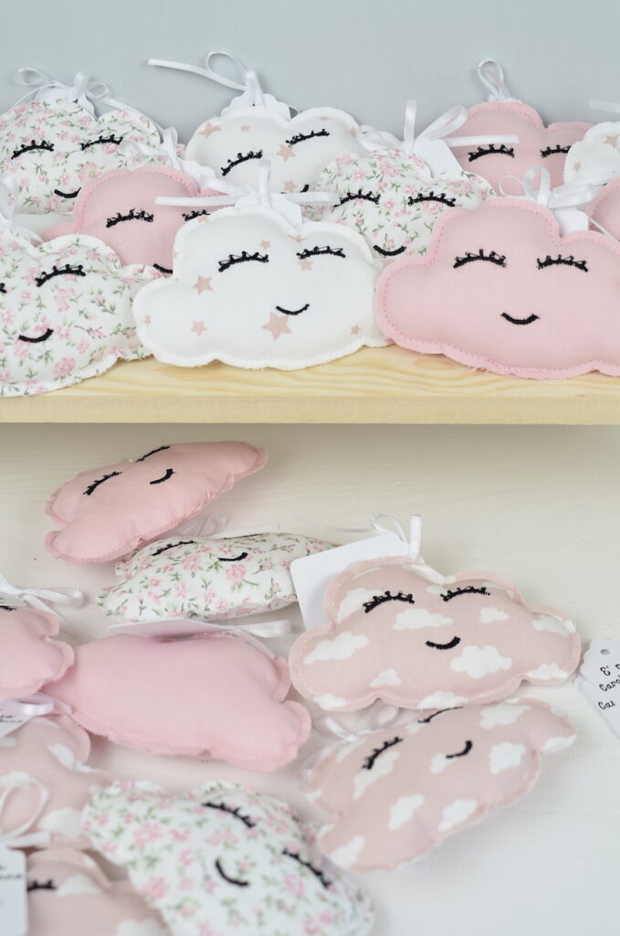 Bomboniera Luna, Stella o Nuvola. Taglio Vivo. Portachiavi.