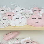 Bomboniera Luna, Stella o Nuvola. Taglio Vivo. Portachiavi.