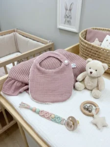 bavaglino personalizzato neonata