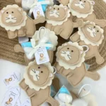 bomboniera leoncino pannolenci