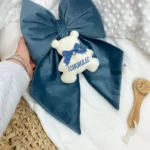 Fiocco Velluto piccolo con Nome