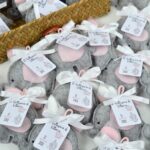 Bomboniera Elefantino con Fiocchetto in Tulle
