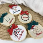 Telai ricamati natalizi personalizzati