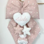 Fiocco nascita bimba stelline