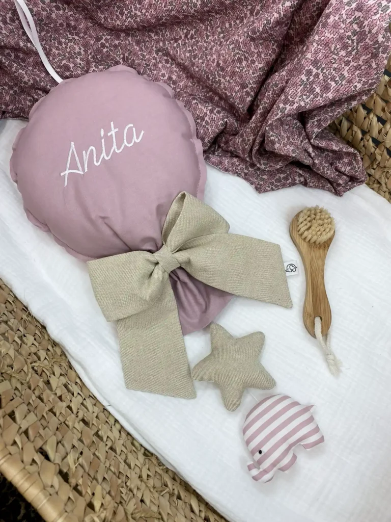 Fiocco Nascita a Palloncino Rosa