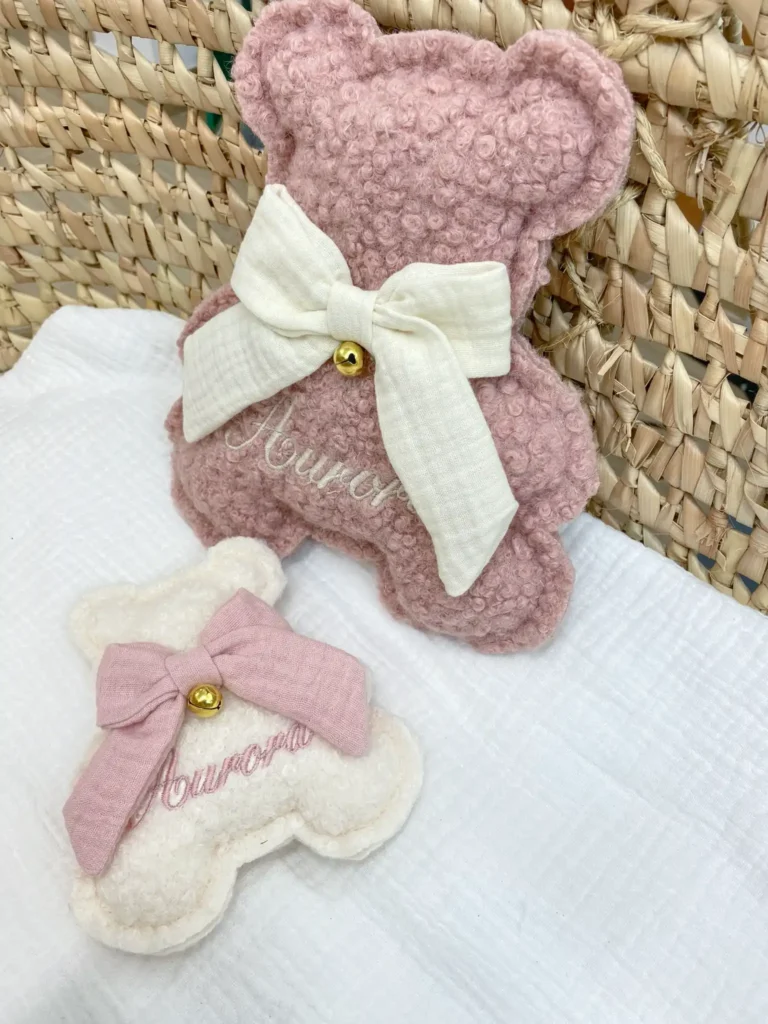 Orsetto in Bouclé Personalizzato con Nome
