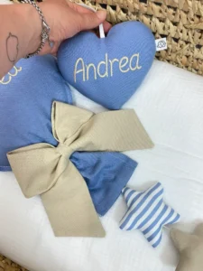 Pendente culla cuore personalizzato