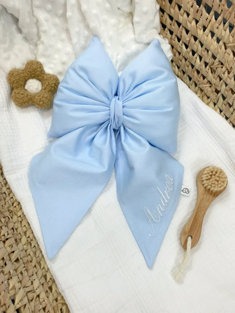 Fiocco Nascita Neonato nome su gala