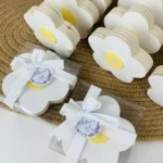 Bomboniere Battesimo Legno margherita portafoto