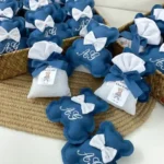 Bomboniera battesimo orsetto blu