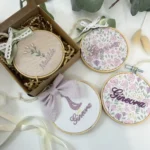 bomboniera telaio ricamato