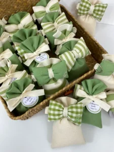 sacchetto bomboniera con papillon