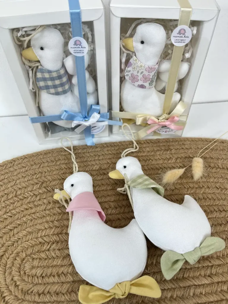 paperelle di stoffa bomboniere