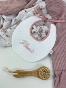 bavaglino neonata elegante battesimo