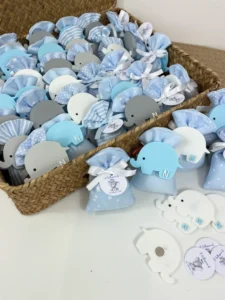 Bomboniera Elefantino Calamita 3d