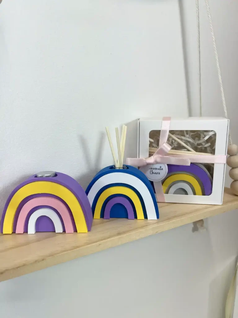 Bomboniera Profumatore Arcobaleno 3D